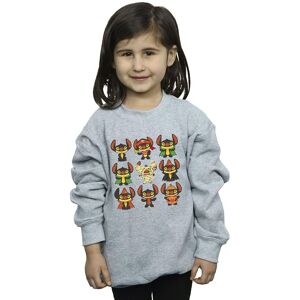 Disney Girl's Lilo & Stitch Halloween Costumes Sweatshirt in Grey Size: 7-8 Years Grey 7-8 Years Disney Girl's Lilo & Stitch Halloween Costumes Sweatshirt in Grey Size: 7-8 Years Grey 7-8 Years