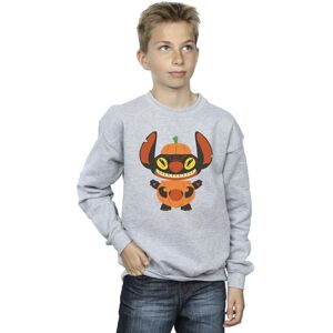 Disney Boy's Lilo & Stitch Pumpkin Costume Sweatshirt in Grey Size: 3-4 Years Grey 3-4 Years Disney Boy's Lilo & Stitch Pumpkin Costume Sweatshirt in Grey Size: 3-4 Years Grey 3-4 Years