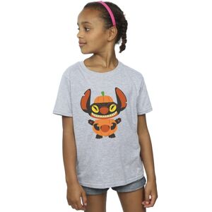 Disney Girl's Lilo & Stitch Pumpkin Costume Cotton T-Shirt in Grey Size: 9 Years Grey 9 Years Disney Girl's Lilo & Stitch Pumpkin Costume Cotton T-Shirt in Grey Size: 9 Years Grey 9 Years