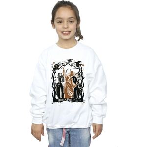 Disney Girl's Hocus Pocus Birds Sweatshirt in White Size: 7-8 Years White 7-8 Years Disney Girl's Hocus Pocus Birds Sweatshirt in White Size: 7-8 Years White 7-8 Years