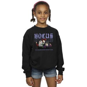 Disney Girl's Hocus Pocus Hallows Eve Sweatshirt in Black Size: 9 Years Black 9 Years Disney Girl's Hocus Pocus Hallows Eve Sweatshirt in Black Size: 9 Years Black 9 Years