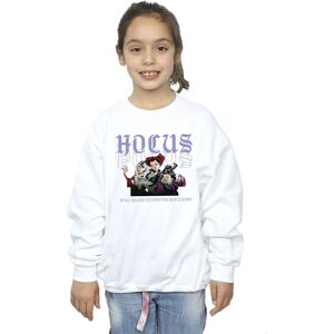 Disney Girl's Hocus Pocus Hallows Eve Sweatshirt in White Size: 3-4 Years White 3-4 Years Disney Girl's Hocus Pocus Hallows Eve Sweatshirt in White Size: 3-4 Years White 3-4 Years