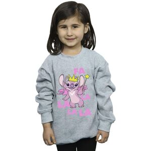 Disney Girl's Lilo & Stitch Angel Fa La La Sweatshirt in Grey Size: 7-8 Years Grey 7-8 Years Disney Girl's Lilo & Stitch Angel Fa La La Sweatshirt in Grey Size: 7-8 Years Grey 7-8 Years
