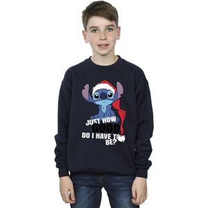 Disney Boy's Lilo & Stitch Just How Good Sweatshirt in Navy Size: 7-8 Years Navy 7-8 Years Disney Boy's Lilo & Stitch Just How Good Sweatshirt in Navy Size: 7-8 Years Navy 7-8 Years