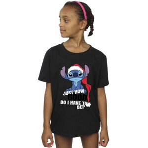 Disney Girl's Lilo & Stitch Just How Good Cotton T-Shirt in Black Size: 5-6 Years Black 5-6 Years Disney Girl's Lilo & Stitch Just How Good Cotton T-Shirt in Black Size: 5-6 Years Black 5-6 Years
