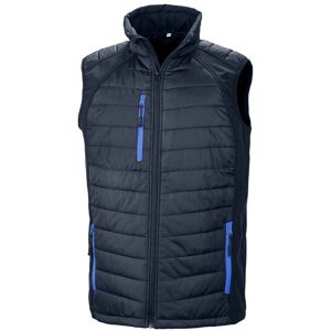 Result Men's Compass Softshell Padded Gilet in Dark Navy Size: Medium Dark Navy M Result Men's Compass Softshell Padded Gilet in Dark Navy Size: Medium Dark Navy M