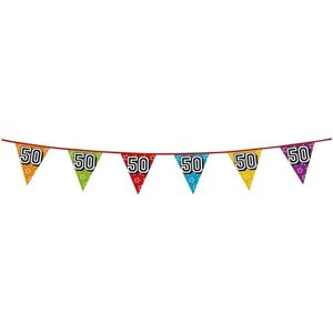 Boland Bunting 50th Birthday Banner Multicolor Boland Bunting 50th Birthday Banner Multicolor