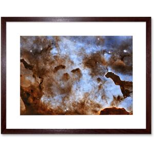 Artery8 Wall Art Print Hubble Space Astronomy Carina Nebula Dust Pillars Composite Observations Of Cosmic Sculptures Carved By Stellar Winds & Brown W7" x H9" Artery8 Wall Art Print Hubble Space Astronomy Carina Nebula Dust Pillars Composite Observations Of Cosmic Sculptures Carved By Stellar Winds & Brown W7" x H9"