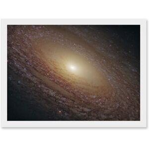 Artery8 Hubble Space Telescope Image Spiral Galaxy NGC 2841 Blue Pink Emission Nebula Starbirth Region & A Majestic Disk Of Stars & Dust Lanes Art White W12" x H16" Artery8 Hubble Space Telescope Image Spiral Galaxy NGC 2841 Blue Pink Emission Nebula Starbirth Region & A Majestic Disk Of Stars & Dust Lanes Art White W12" x H16"