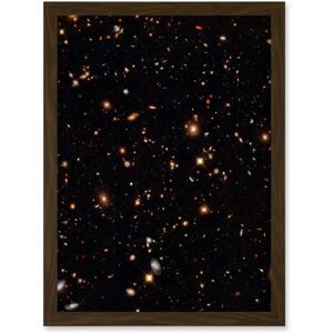 Artery8 Hubble Space Telescope Image A Look Into The Universe's Past Ultra Deep Field Near Infrared View Of Distant Galaxies Billions Of Light Years Brown W12" x H16" Artery8 Hubble Space Telescope Image A Look Into The Universe's Past Ultra Deep Field Near Infrared View Of Distant Galaxies Billions Of Light Years Brown W12" x H16"