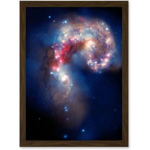 Artery8 Hubble Space Telescope Image Colourful Antennae Galaxies Galactic Spectacle Colliding Pair Mosaic Composite w/ Chandra X-Ray Observatory Brown W12" x H16" Artery8 Hubble Space Telescope Image Colourful Antennae Galaxies Galactic Spectacle Colliding Pair Mosaic Composite w/ Chandra X-Ray Observatory Brown W12" x H16"