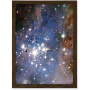 Artery8 Hubble Space Telescope Image Trumpler 14 Large Luminous Blue Stellar Cluster In Milky Way Starbirth Region w/ Small Dark Knot Gas Laced w/ Brown A4 Artery8 Hubble Space Telescope Image Trumpler 14 Large Luminous Blue Stellar Cluster In Milky Way Starbirth Region w/ Small Dark Knot Gas Laced w/ Brown A4