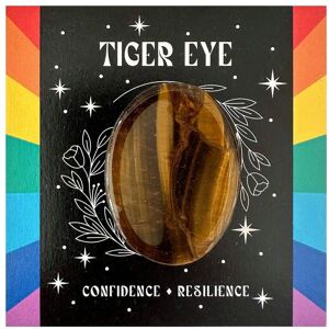 Wee Blue Coo Women's Tiger Eye Thumb Stone Healing Crystal Worry Stone Gift Courage & Confidence Booster Emotional Balance Stress Relief in Brown Wee Blue Coo Women's Tiger Eye Thumb Stone Healing Crystal Worry Stone Gift Courage & Confidence Booster Emotional Balance Stress Relief in Brown