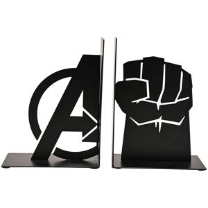 Disney Marvel The Avengers Hulk Metal Bookends in Black Black Disney Marvel The Avengers Hulk Metal Bookends in Black Black