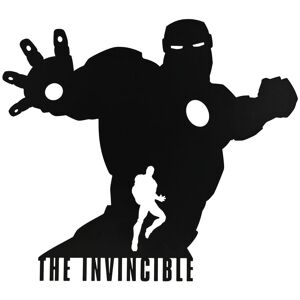 Disney Marvel The Avengers Iron Man Wall Plaque in Black Black Disney Marvel The Avengers Iron Man Wall Plaque in Black Black