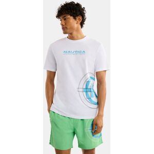 Nautica Competition Men's Ballymore T-Shirt in White Size: Small White S Nautica Competition Men's Ballymore T-Shirt in White Size: Small White S
