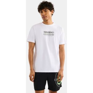 Nautica Competition Men's Inver T-Shirt in White Size: XL White XL Nautica Competition Men's Inver T-Shirt in White Size: XL White XL