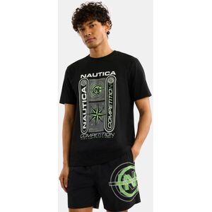 Nautica Competition Men's Glenbrook T-Shirt in Black Size: Medium Black M Nautica Competition Men's Glenbrook T-Shirt in Black Size: Medium Black M