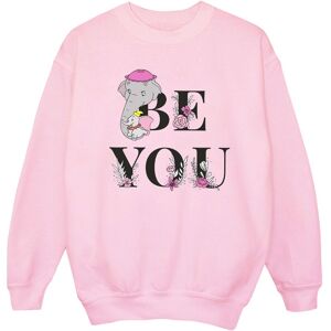 Disney Girl's Dumbo Be You Sweatshirt in Baby Pink Size: 7-8 Years Baby Pink 7-8 Years Disney Girl's Dumbo Be You Sweatshirt in Baby Pink Size: 7-8 Years Baby Pink 7-8 Years