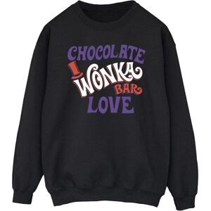 Warner Bros Men's Chocolate Bar Love Sweatshirt in Black Size: 2XL Black 2XL Warner Bros Men's Chocolate Bar Love Sweatshirt in Black Size: 2XL Black 2XL