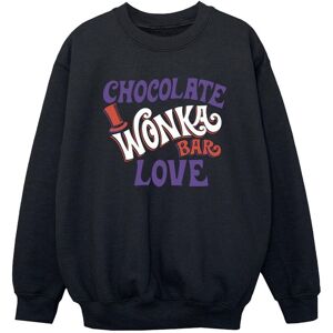 Warner Bros Boy's Chocolate Bar Love Sweatshirt in Black Size: 3-4 Years Black 3-4 Years Warner Bros Boy's Chocolate Bar Love Sweatshirt in Black Size: 3-4 Years Black 3-4 Years