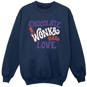 Warner Bros Boy's Chocolate Bar Love Sweatshirt in Navy Size: 9 Years Navy 9 Years Warner Bros Boy's Chocolate Bar Love Sweatshirt in Navy Size: 9 Years Navy 9 Years