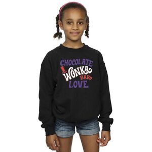 Warner Bros Girl's Chocolate Bar Love Sweatshirt in Black Size: 7-8 Years Black 7-8 Years Warner Bros Girl's Chocolate Bar Love Sweatshirt in Black Size: 7-8 Years Black 7-8 Years