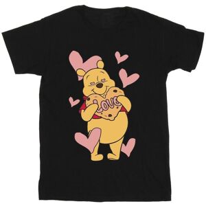 Winnie The Pooh Boy's Love Heart Cookie Cotton T-Shirt in Black Size: 7-8 Years Black 7-8 Years Winnie The Pooh Boy's Love Heart Cookie Cotton T-Shirt in Black Size: 7-8 Years Black 7-8 Years