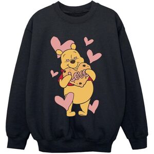 Winnie The Pooh Boy's Love Heart Cookie Sweatshirt in Black Size: 3-4 Years Black 3-4 Years Winnie The Pooh Boy's Love Heart Cookie Sweatshirt in Black Size: 3-4 Years Black 3-4 Years