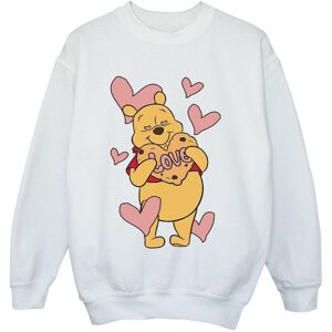 Winnie The Pooh Boy's Love Heart Cookie Sweatshirt in White Size: 5-6 Years White 5-6 Years Winnie The Pooh Boy's Love Heart Cookie Sweatshirt in White Size: 5-6 Years White 5-6 Years