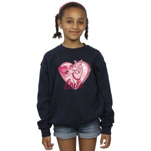 Scooby Doo Girl's Love Kisses Sweatshirt in Navy Size: 7-8 Years Navy 7-8 Years Scooby Doo Girl's Love Kisses Sweatshirt in Navy Size: 7-8 Years Navy 7-8 Years