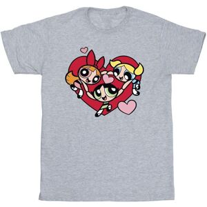 Powerpuff Girls Men's Holding Hands Heart T-Shirt in Grey Size: 2XL Grey 2XL Powerpuff Girls Men's Holding Hands Heart T-Shirt in Grey Size: 2XL Grey 2XL