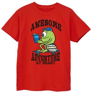 Disney Boy's Reading Awesome Mike Wazowski Cotton T-Shirt in Red Size: 7-8 Years Red 7-8 Years Disney Boy's Reading Awesome Mike Wazowski Cotton T-Shirt in Red Size: 7-8 Years Red 7-8 Years