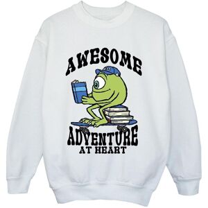 Disney Boy's Reading Awesome Mike Wazowski Sweatshirt in White Size: 9 Years White 9 Years Disney Boy's Reading Awesome Mike Wazowski Sweatshirt in White Size: 9 Years White 9 Years