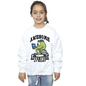 Disney Girl's Reading Awesome Mike Wazowski Sweatshirt in White Size: 9 Years White 9 Years Disney Girl's Reading Awesome Mike Wazowski Sweatshirt in White Size: 9 Years White 9 Years