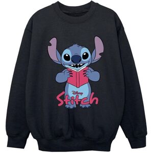 Lilo & Stitch Boy's Reading Sweatshirt in Black Size: 3-4 Years Black 3-4 Years Lilo & Stitch Boy's Reading Sweatshirt in Black Size: 3-4 Years Black 3-4 Years