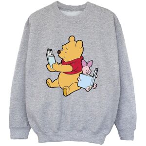 Winnie The Pooh Boy's Reading Sweatshirt in Grey Size: 3-4 Years Grey 3-4 Years Winnie The Pooh Boy's Reading Sweatshirt in Grey Size: 3-4 Years Grey 3-4 Years