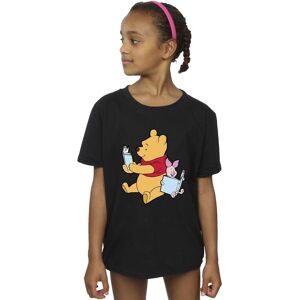 Winnie The Pooh Girl's Reading Cotton T-Shirt in Black Size: 7-8 Years Black 7-8 Years Winnie The Pooh Girl's Reading Cotton T-Shirt in Black Size: 7-8 Years Black 7-8 Years