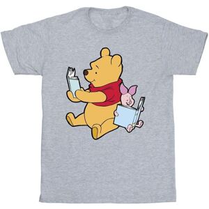 Winnie The Pooh Girl's Reading T-Shirt in Grey Size: 7-8 Years Grey 7-8 Years Winnie The Pooh Girl's Reading T-Shirt in Grey Size: 7-8 Years Grey 7-8 Years