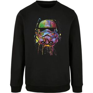 Star Wars Men's Paint Splats Helmet Sweatshirt in Black Size: Small Black S Star Wars Men's Paint Splats Helmet Sweatshirt in Black Size: Small Black S