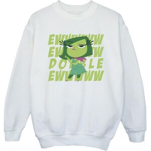 Inside Out Girl's Eww Sweatshirt in White Size: 7-8 Years White 7-8 Years Inside Out Girl's Eww Sweatshirt in White Size: 7-8 Years White 7-8 Years