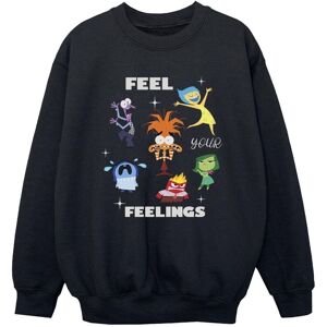 Inside Out Boy's Feelings Sweatshirt in Black Size: 7-8 Years Black 7-8 Years Inside Out Boy's Feelings Sweatshirt in Black Size: 7-8 Years Black 7-8 Years