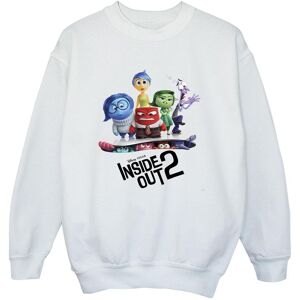 Inside Out Boy's Poster Sweatshirt in White Size: 7-8 Years White 7-8 Years Inside Out Boy's Poster Sweatshirt in White Size: 7-8 Years White 7-8 Years