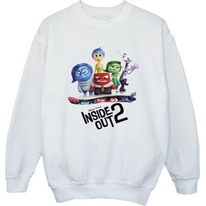 Inside Out Girl's Poster Sweatshirt in White Size: 5-6 Years White 5-6 Years Inside Out Girl's Poster Sweatshirt in White Size: 5-6 Years White 5-6 Years