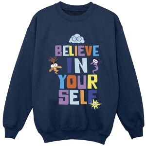 Inside Out Boy's Believe Sweatshirt in Navy Size: 7-8 Years Navy 7-8 Years Inside Out Boy's Believe Sweatshirt in Navy Size: 7-8 Years Navy 7-8 Years