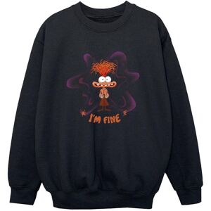 Inside Out Boy's I´m Fine Sweatshirt in Black Size: 9 Years Black 9 Years Inside Out Boy's I´m Fine Sweatshirt in Black Size: 9 Years Black 9 Years