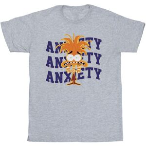 Inside Out Girl's Anxiety T-Shirt in Grey Size: 7-8 Years Grey 7-8 Years Inside Out Girl's Anxiety T-Shirt in Grey Size: 7-8 Years Grey 7-8 Years