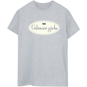 Gilmore Girls Women's Classic Logo Boyfriend T-Shirt in Grey Size: 5XL Grey 5XL Gilmore Girls Women's Classic Logo Boyfriend T-Shirt in Grey Size: 5XL Grey 5XL