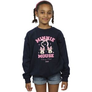 Disney Girl's Cherry Club Minnie Mouse Sweatshirt in Navy Size: 5-6 Years Navy 5-6 Years Disney Girl's Cherry Club Minnie Mouse Sweatshirt in Navy Size: 5-6 Years Navy 5-6 Years