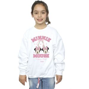 Disney Girl's Cherry Club Minnie Mouse Sweatshirt in White Size: 3-4 Years White 3-4 Years Disney Girl's Cherry Club Minnie Mouse Sweatshirt in White Size: 3-4 Years White 3-4 Years